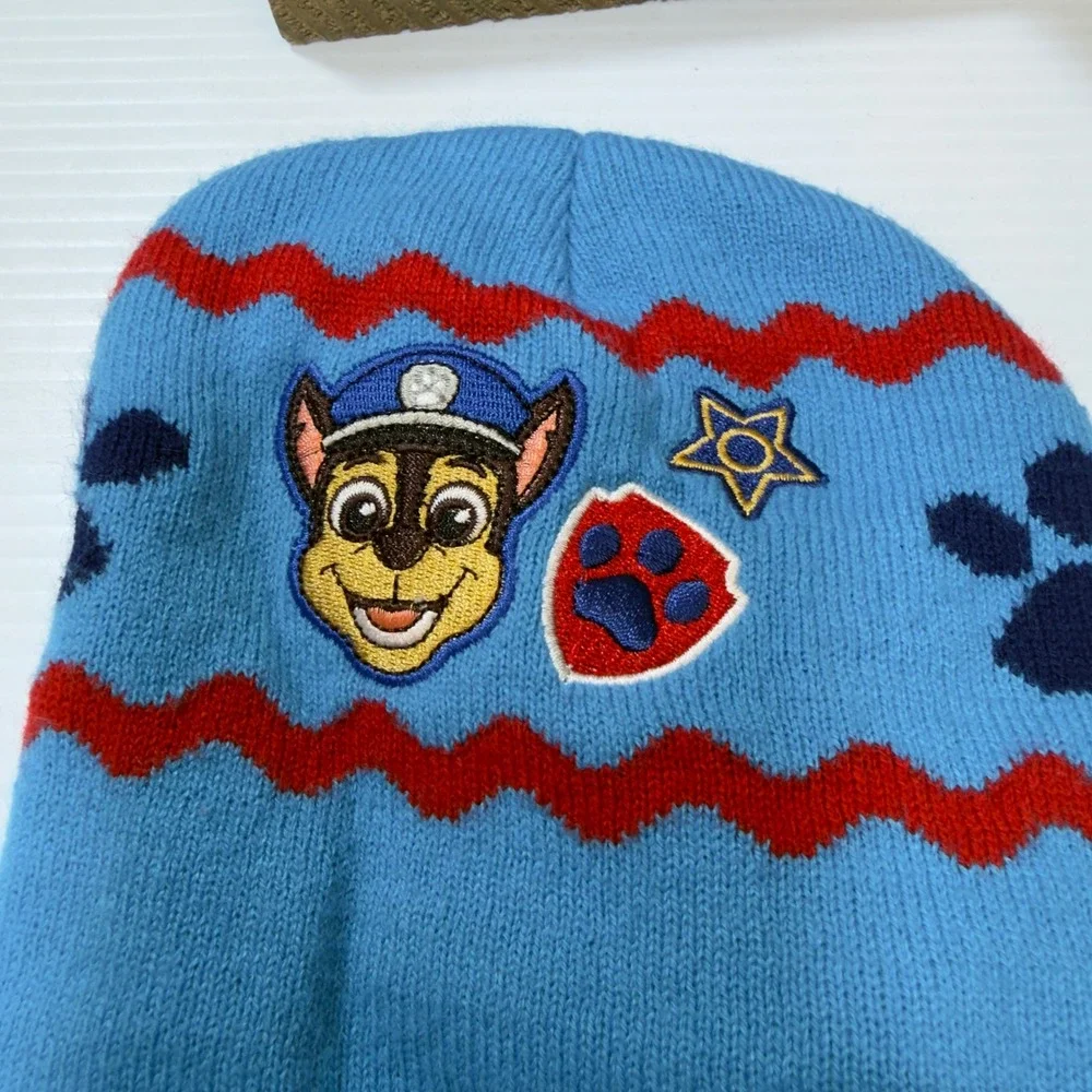 Paw Patrol Chase Blue‎ Knit Beanie Toddler Kids Hat 2T-5T Chase Police Dog 2022